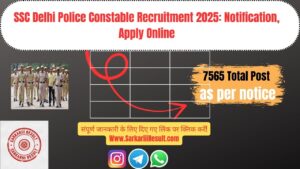 SSC Delhi Police Constable Recruitment 2025